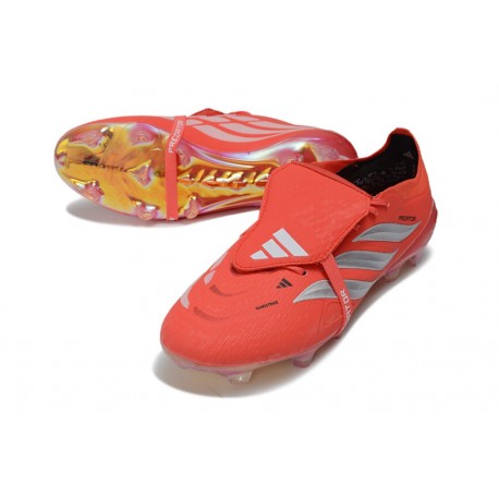 adidas Predator Elite Foldover Tongue FG Rosso Argento