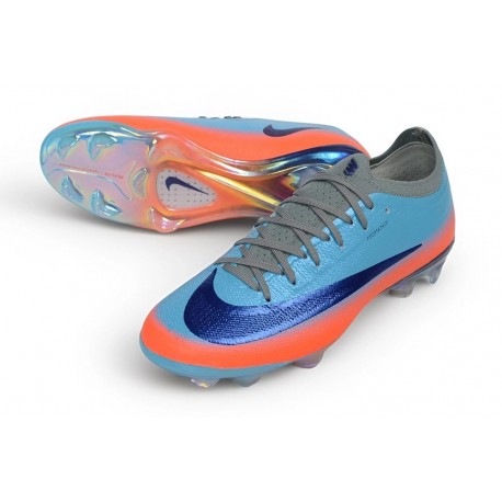 Scarpa da Calcio Nike Mercurial Vapor 17 Elite FG Blu Arancione