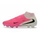 Nike Phantom 6 Elite High FG Scarpe Rosa Bianco