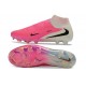 Nike Phantom 6 Elite High FG Scarpe Rosa Bianco
