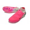 Nike Phantom 6 Elite High FG Scarpe Rosa Bianco