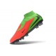 Nike Phantom 6 Elite High FG Scarpe Hot Punch Nero Verde Strike