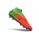 Nike Phantom 6 Elite High FG Scarpe Hot Punch Nero Verde Strike