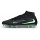 Nike Phantom 6 Elite High FG Scarpe Nero Verde trasparente