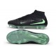 Nike Phantom 6 Elite High FG Scarpe Nero Verde trasparente