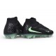 Nike Phantom 6 Elite High FG Scarpe Nero Verde trasparente