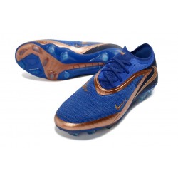 Scarpe Nike Phantom 6 Elite Low FG Blu Marino Bronzo Metallizzato