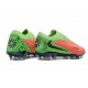 Scarpe da Calcio Nike Phantom 6 Elite Low FG Hot Punch Nero Verde Strike