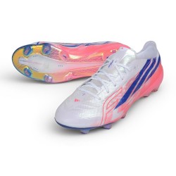Scarpe adidas F50 Hyperfast FG Nuovo Ftwr Bianco Solar Viola Solar Turbo