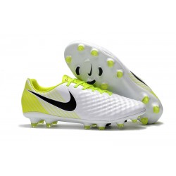 Nike Scarpa da Calcio Magista Opus 2 FG ACC- Bianco Giallo