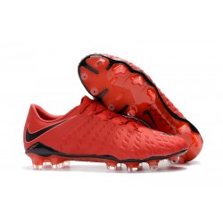 Nike Hypervenom Phantom 3 FG Scarpe Per Terreni - Rosso Nero