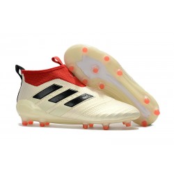 Scarpa Adidas ACE 17+ PureControl FG Uomo - Bianco Nero Rosso