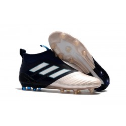 Adidas Scarpa ACE 17+ Pure Control FG Laceless - Nero Oro