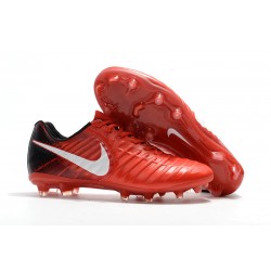 Nike Tiempo Legend VII FG Scarpe da Calcio Uomo - Rosso Bianco