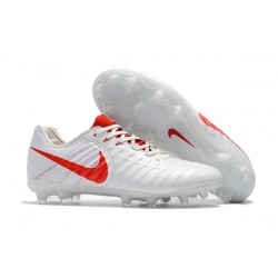 Nike Scarpa Tiempo Legend 7 FG Canguro - Bianco Rosso