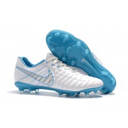 Scarpe da Calcio Nike Tiempo Legend VII FG ACC - Bianco Blu