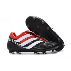 adidas Predator Precision FG Scarpa da Clacio Uomo - Nero Bianco Rosso