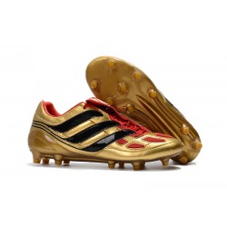 adidas Predator Precision FG Scarpa da Clacio Uomo - Oro Rosso Nero