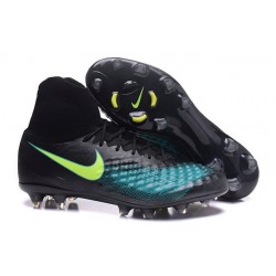 Nike Nuove Magista Obra II FG Scarpini da Calcio - Nero Blu