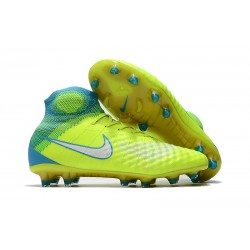 Nike Magista Obra 2 FG Scarpe da Calcetto - Giallo Blu