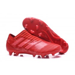 Leo Messi Scarpa Adidas Nemeziz 17 + 360 Agility FG - Rosso