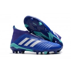 Scarpe Calcio Adidas Predator 18+ FG - Azul Bianco