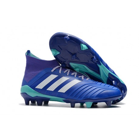 adidas Predator 18.1 FG Scarpe da Calcio - Blu Bianco