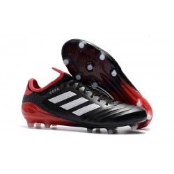 adidas Copa 18.1 FG Nuovo Scarpe da Calcio - Nero Bianco Rosso