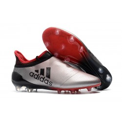 adidas X 17+ Purespeed FG Scarpa Uomo - Argento Rosso