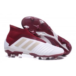 Adidas Predator 18+ FG Scarpa da Calcio Bianco Rosso