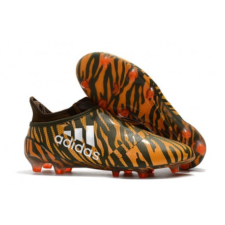 Scarpe Coppa del Mondo 2018 adidas X 17 Purespeed FG Arancio Nero