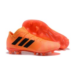 Coppa del Mondo Scarpa adidas Nemeziz 18.1 FG - Arancio Nero