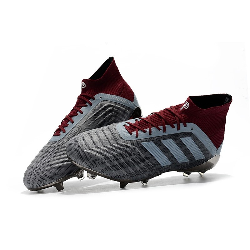 Paul Pogba adidas PP Predator 18.1 FG Scarpa Gris Rosso