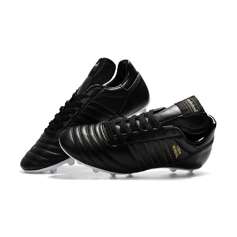 adidas Copa Mundial FG Nuovo Scarpe da Calcio - Nero Oro