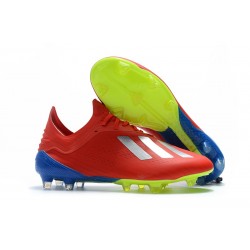 adidas X 18.1 FG Scarpa da Calcio - Rosso Argento