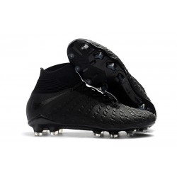 Nike Nuove Hypervenom Phantom III FG Neymar Scarpe Da Calcetto - Nero Argento