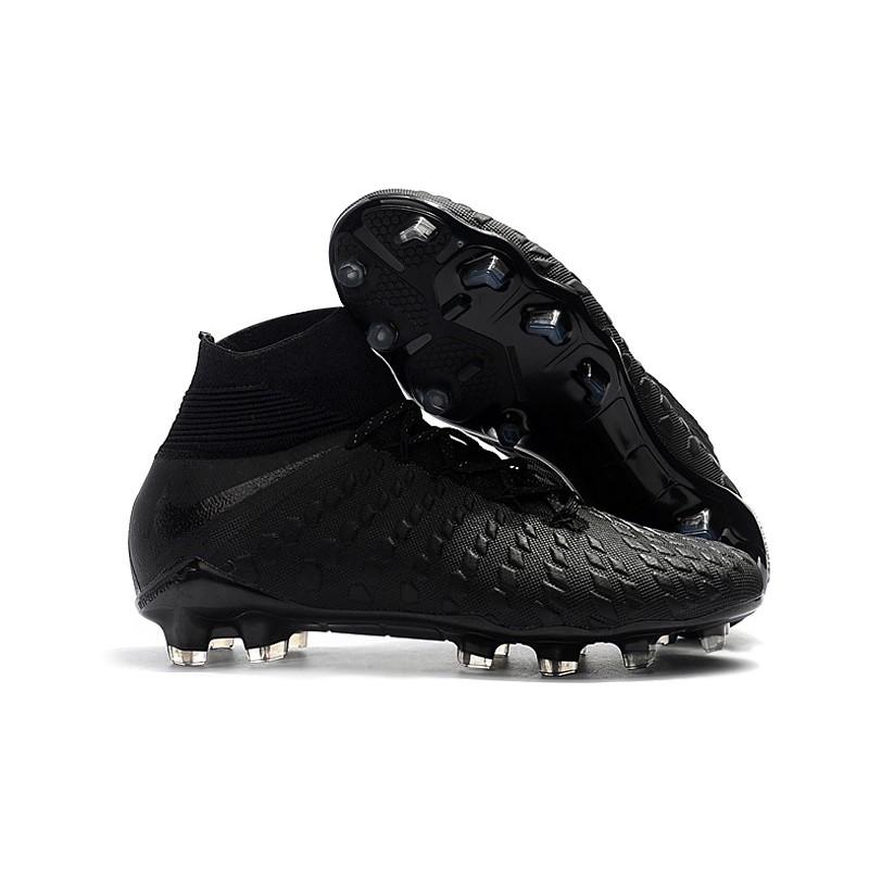 Nike Nuove Hypervenom Phantom III FG Neymar Scarpe Da Calcetto - Nero  Argento