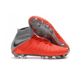 Nike Nuove Hypervenom Phantom III FG Neymar Scarpe Da Calcetto - Rosso Grigio