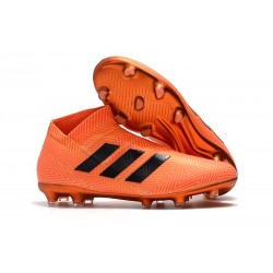 adidas Nemeziz 18+ FG Scarpe da Calcio - Arancio Nero