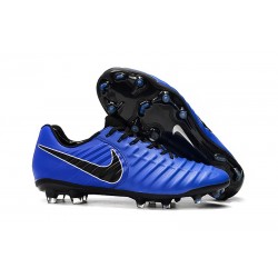 Nike Tiempo Legend 7 Elite FG Scarpa Uomo - Blu Nero