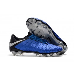 Nike Hypervenom Phantom 3 FG Scarpe Per Terreni - Blu Argento