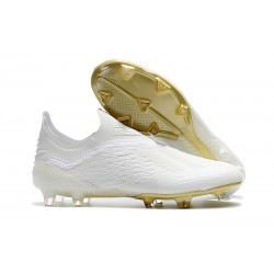 Scarpe da Calcio adidas X 18+ FG Uomo - Bianca