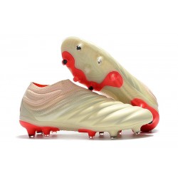 Adidas Nuovo Scarpe da Calcio Copa 19+ FG - Bianco Rosso