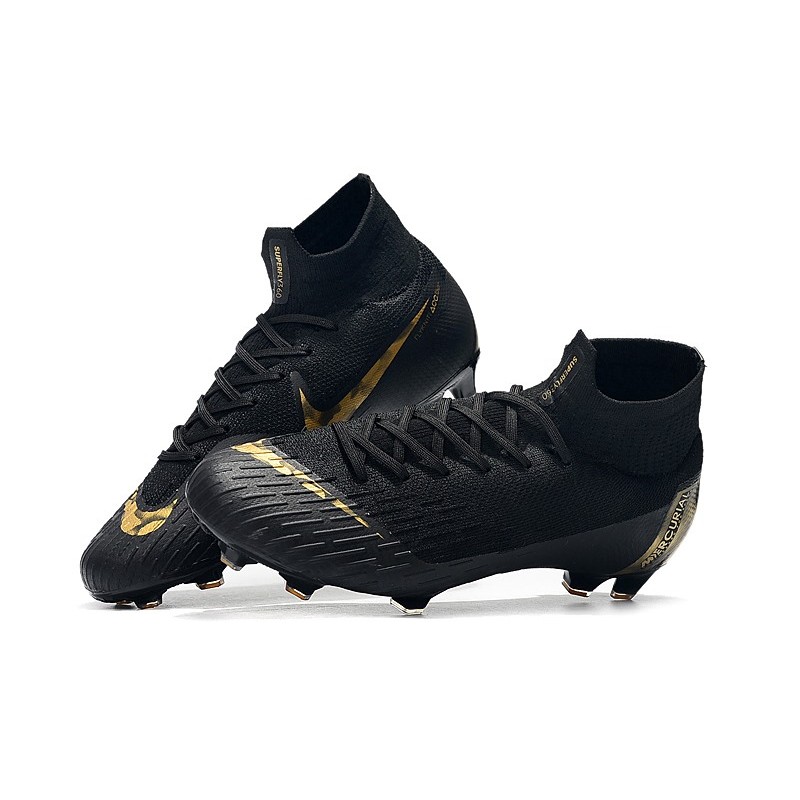 nike mercurial nere oro