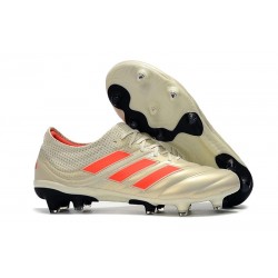 adidas Copa 19.1 FG Scarpe da Calcio - Bianco Rosso