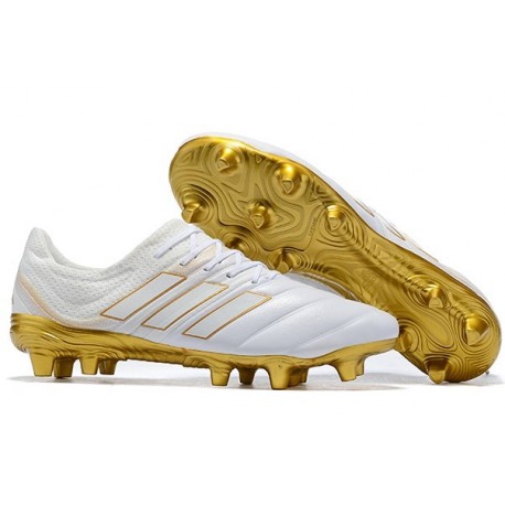 adidas bianche e oro calcio