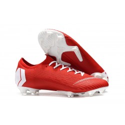 Nike Scapa Uomo Mercurial Vapor XII Elite FG - Rosso Bianco