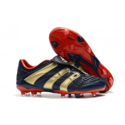 adidas Predator Accelerator DB FG Scarpe da Calcio - Argento Oro Rosso