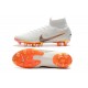 Scarpa Nike Mercurial Superfly 6 Elite AG-PRO Bianco Arancio