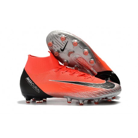 Scarpa Nike Mercurial Superfly 6 Elite AG-PRO Rosso Nero Argento